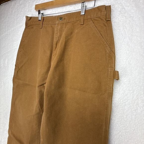 Carhartt Washed Duck Work Dungaree Pants B11 BRN 36x30 Mens USA NOS NWT